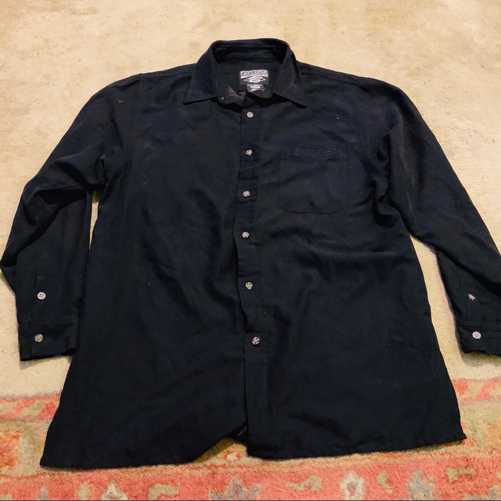 VINTAGE BOSS BUTTON DOWN SIZE MEDIUM.
